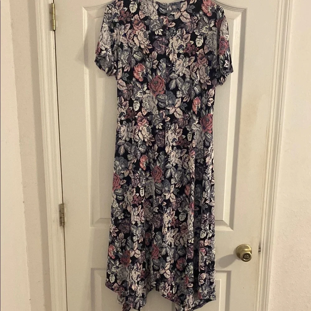 Perceptions Pink Flutter Sleeve V-Neck Sundress - Picture 3 of 4